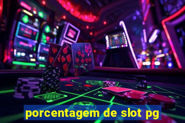 porcentagem de slot pg