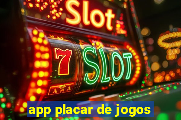 app placar de jogos