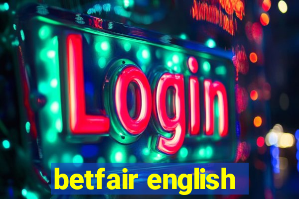 betfair english