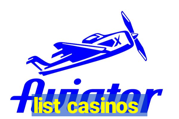 list casinos