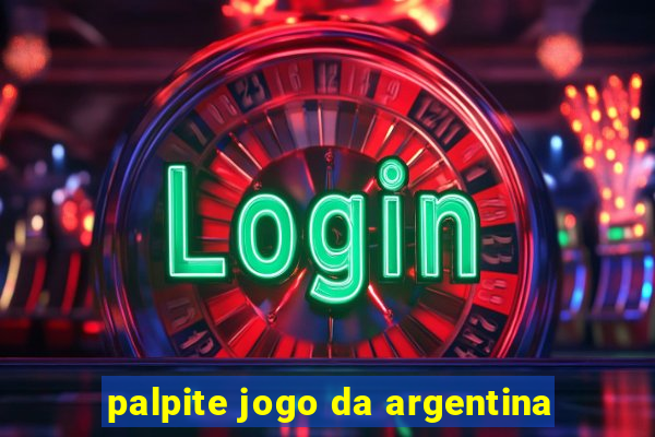 palpite jogo da argentina