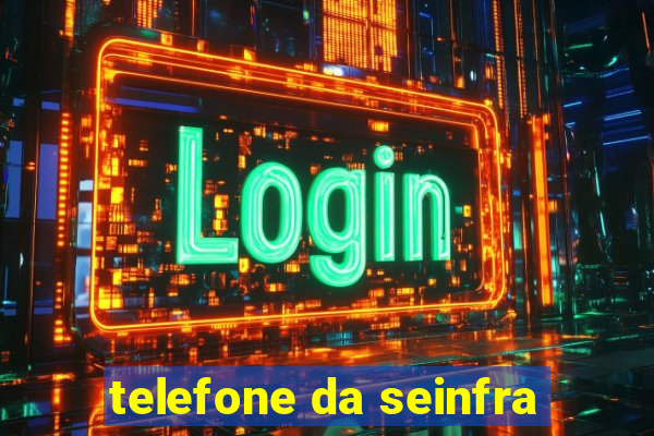 telefone da seinfra