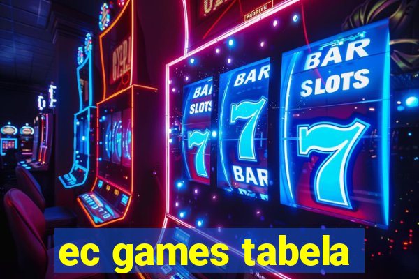 ec games tabela