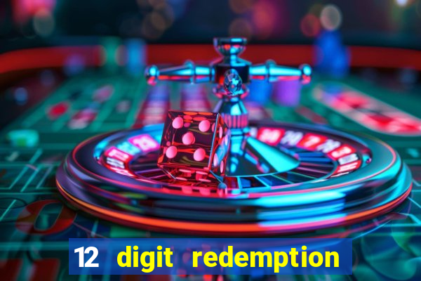 12 digit redemption code for golden hearts casino