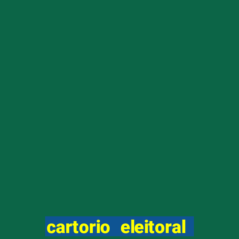 cartorio eleitoral teixeira de freitas