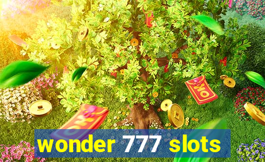 wonder 777 slots