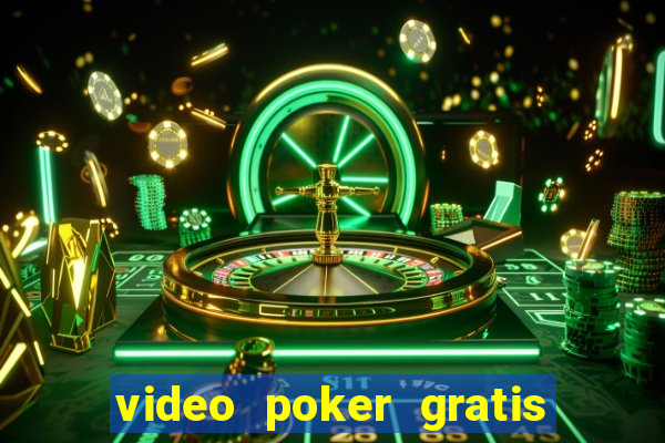 video poker gratis slot machine