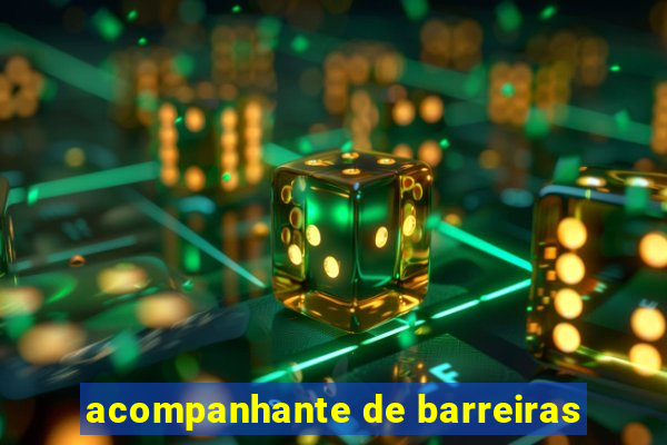 acompanhante de barreiras