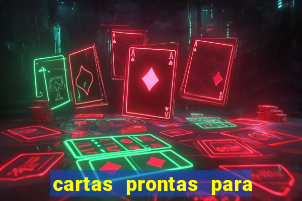 cartas prontas para retiro espiritual