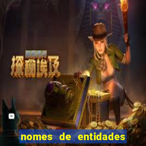 nomes de entidades do mal