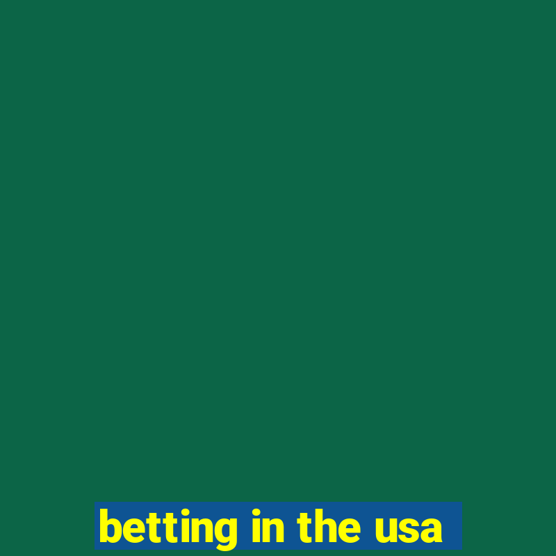 betting in the usa