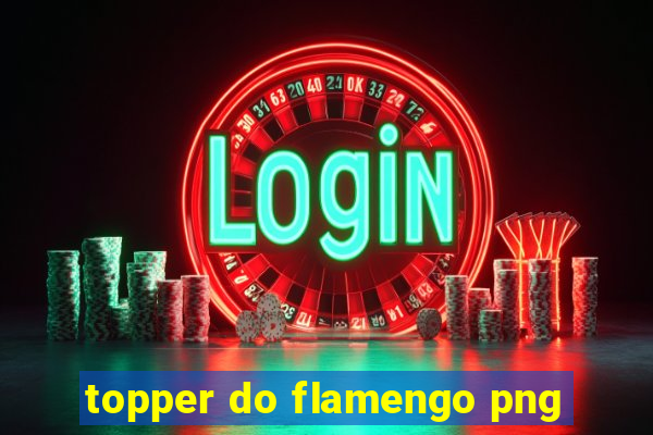 topper do flamengo png