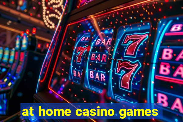 at home casino games