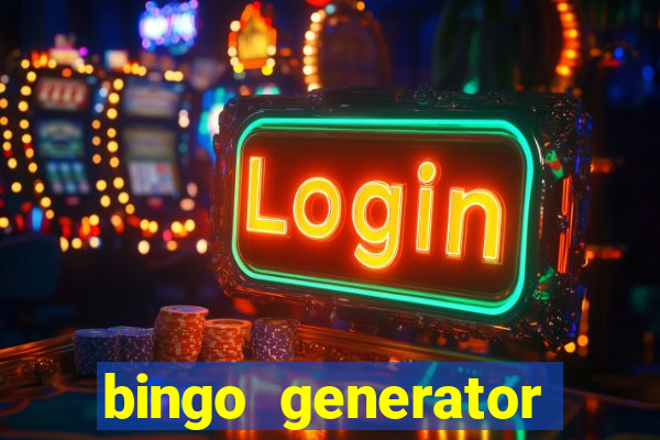 bingo generator with images