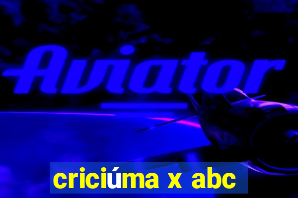 criciúma x abc