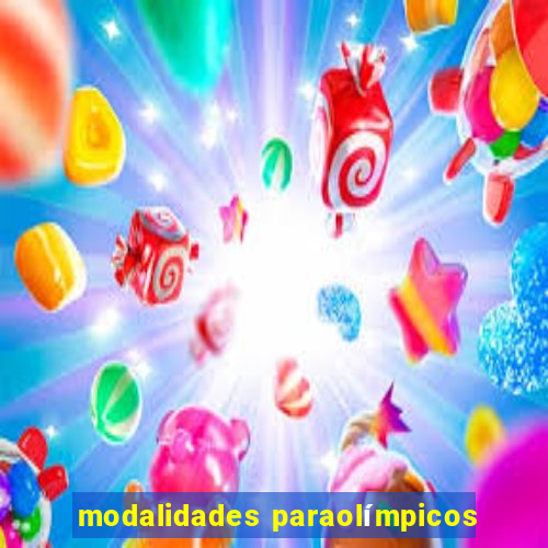 modalidades paraolímpicos