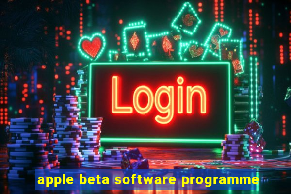 apple beta software programme