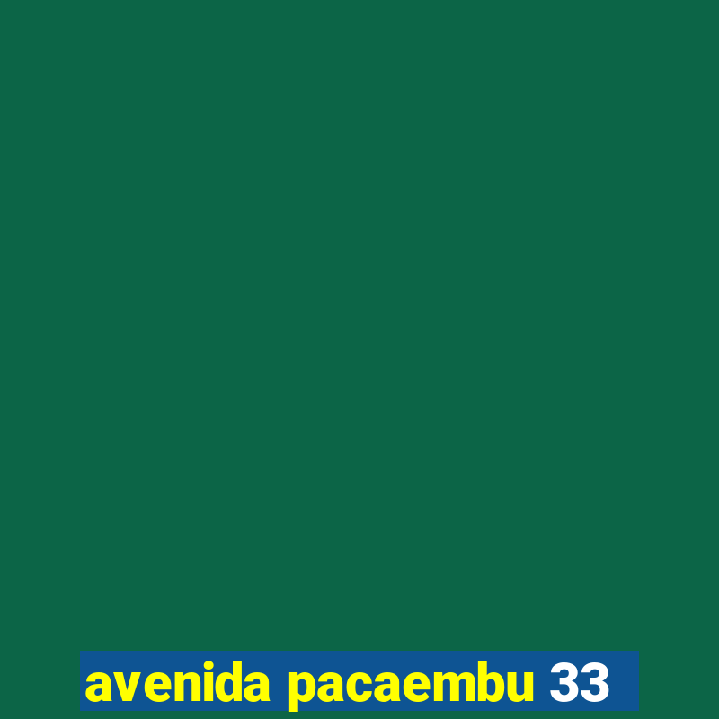 avenida pacaembu 33