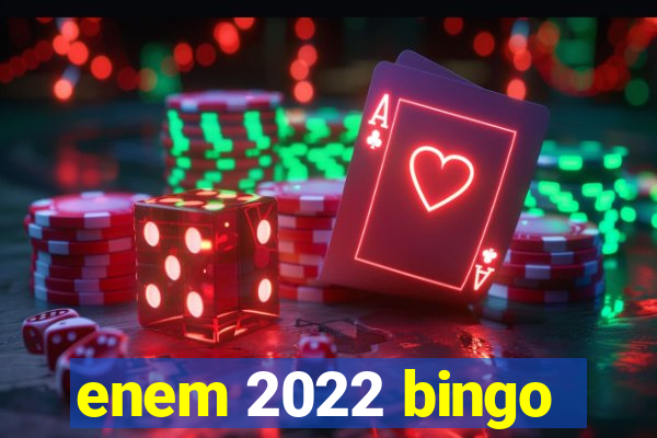 enem 2022 bingo