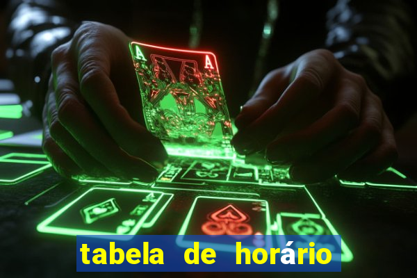 tabela de horário fortune tiger