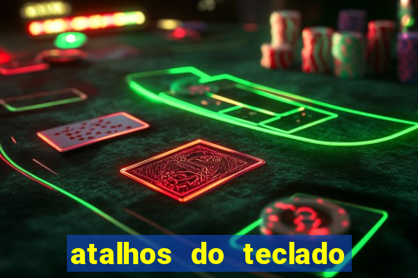 atalhos do teclado para simbolos