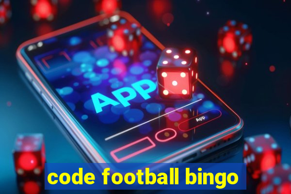 code football bingo