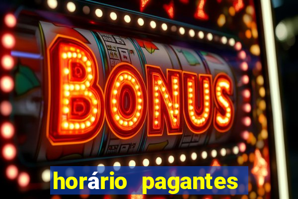 horário pagantes do fortune tiger