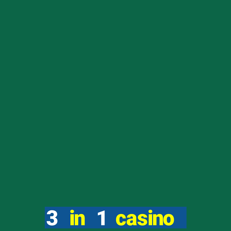 3 in 1 casino game set