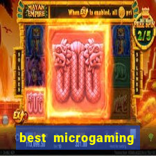 best microgaming slot machine