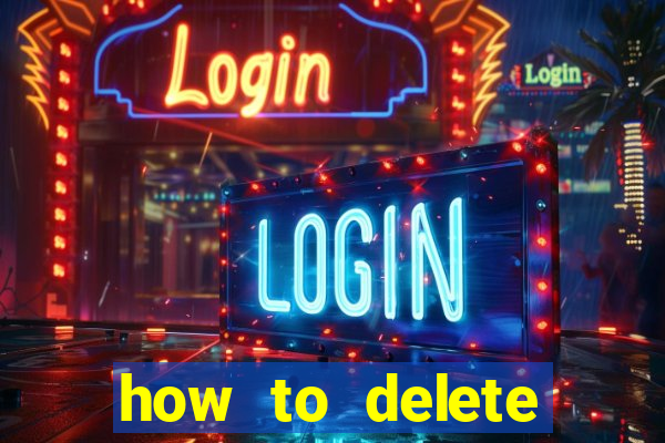 how to delete account in bingo plus