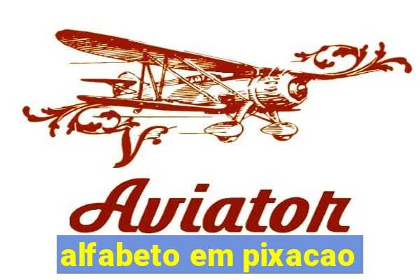 alfabeto em pixacao