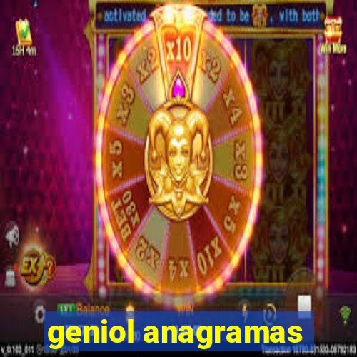 geniol anagramas