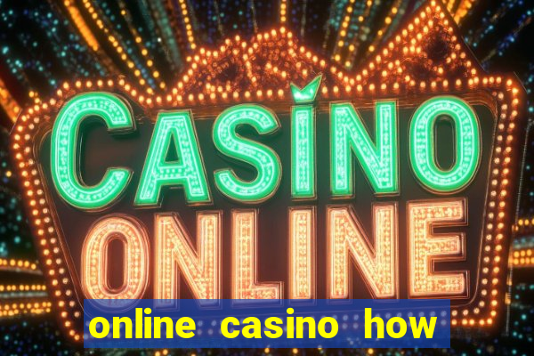 online casino how to win