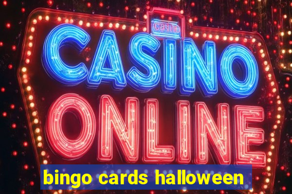 bingo cards halloween