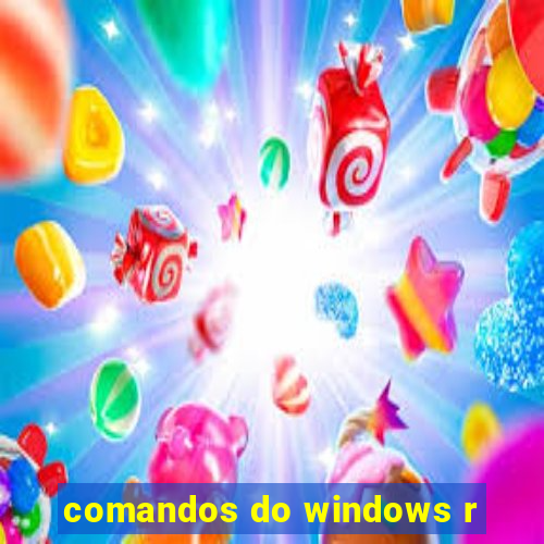 comandos do windows r