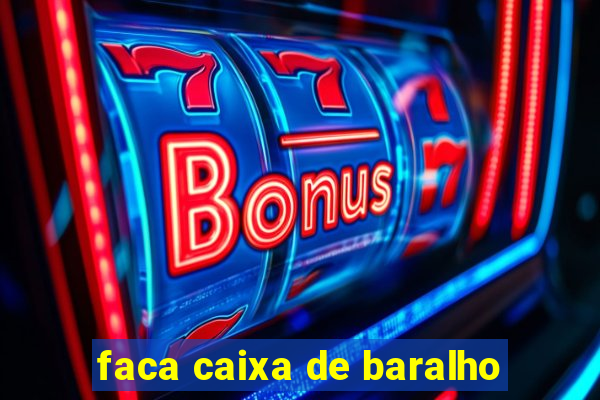 faca caixa de baralho