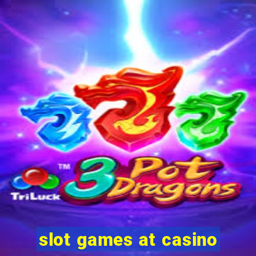 slot games at casino