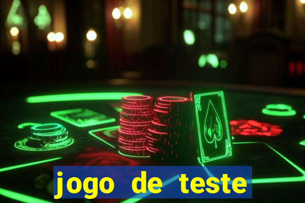 jogo de teste fortune tiger