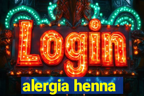 alergia henna