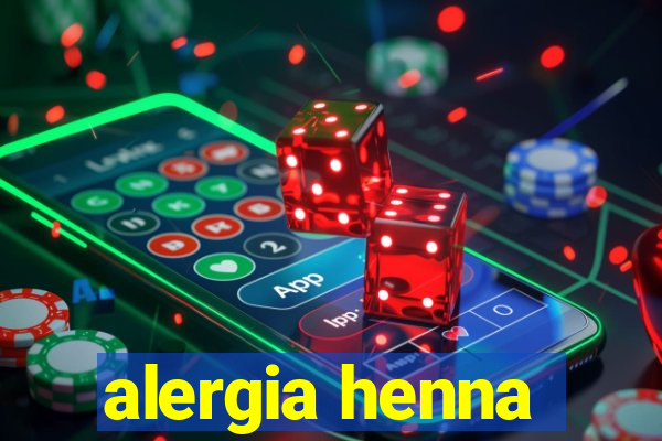 alergia henna