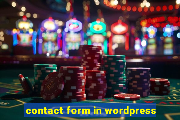 contact form in wordpress