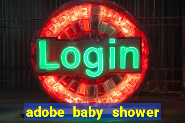 adobe baby shower bingo cards