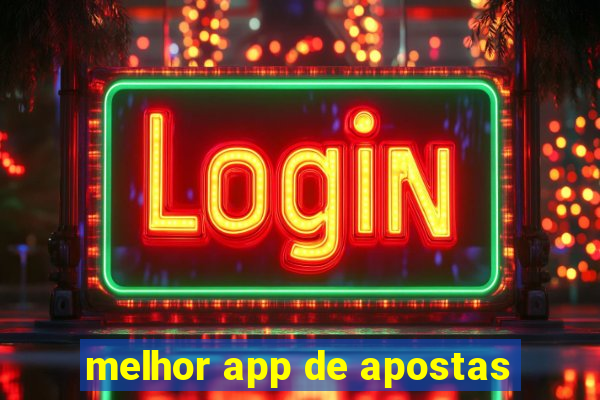 melhor app de apostas