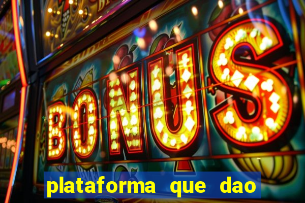 plataforma que dao bonus de cadastro