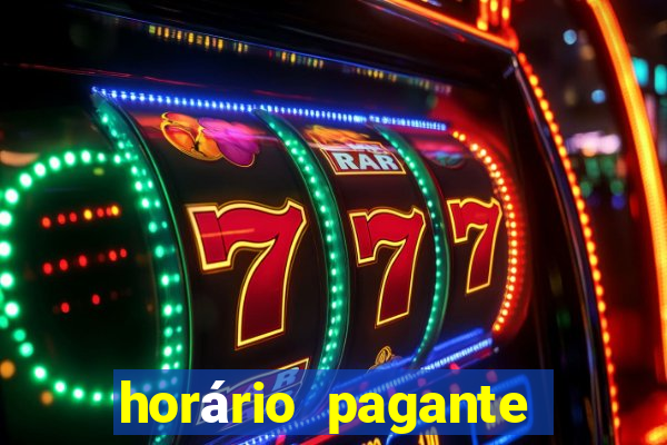 horário pagante fortune tiger