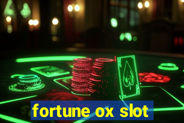 fortune ox slot