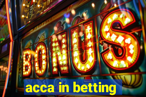 acca in betting