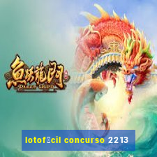 lotof谩cil concurso 2213