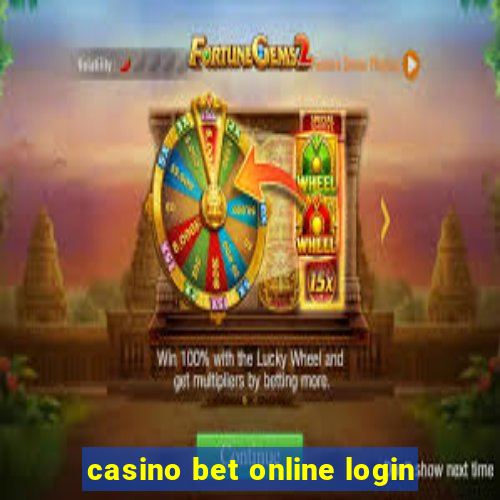 casino bet online login