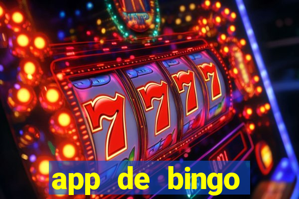 app de bingo valendo dinheiro